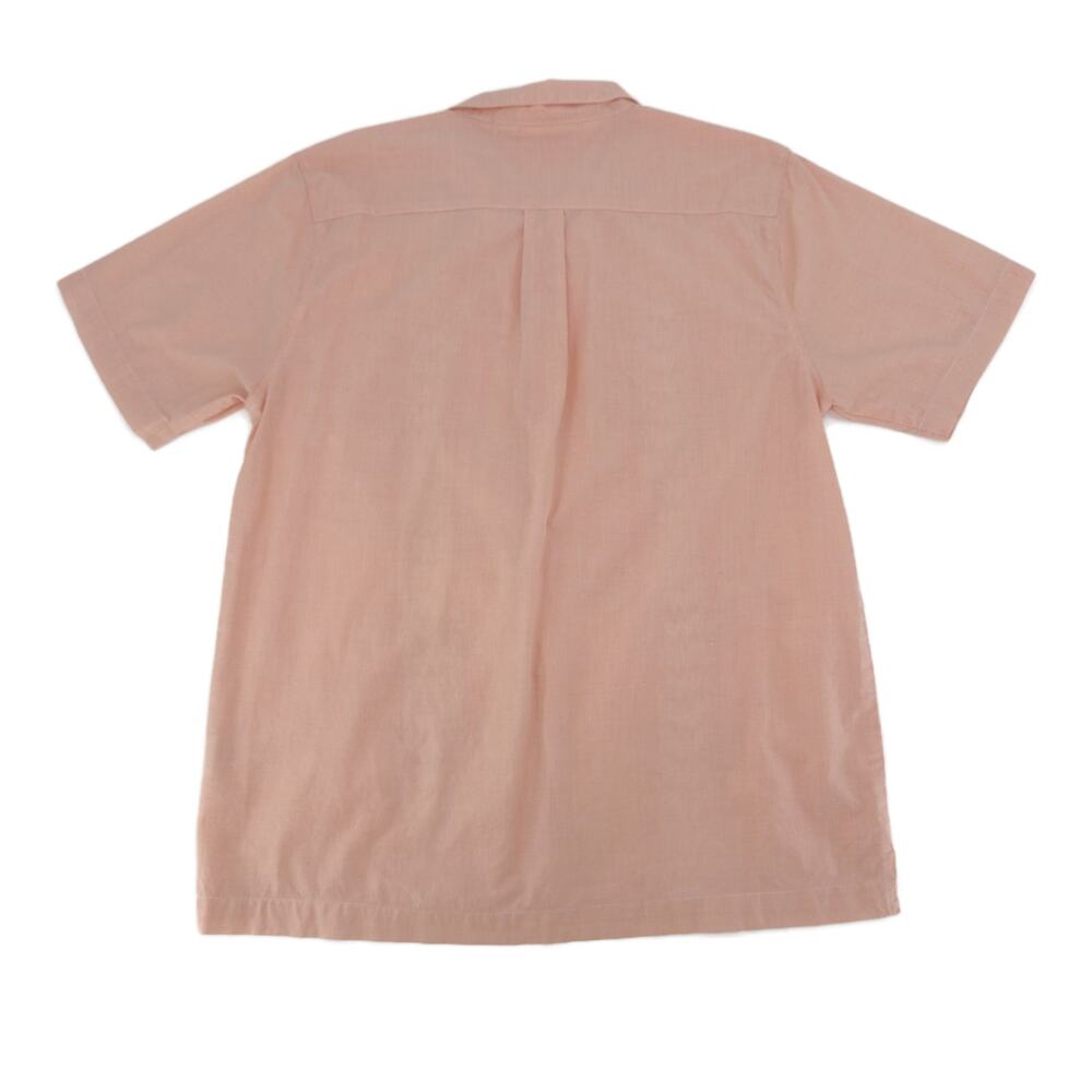 Whataburger Embroidered Guayabera Short Sleeve Shirt Mens Medium Orange Check - Picture 2 of 9